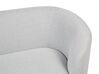 2 Seater Fabric Sofa Black and White LOEN_867611