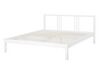 Dřevěná postel 140 x 200 cmbílá VANNES_752629