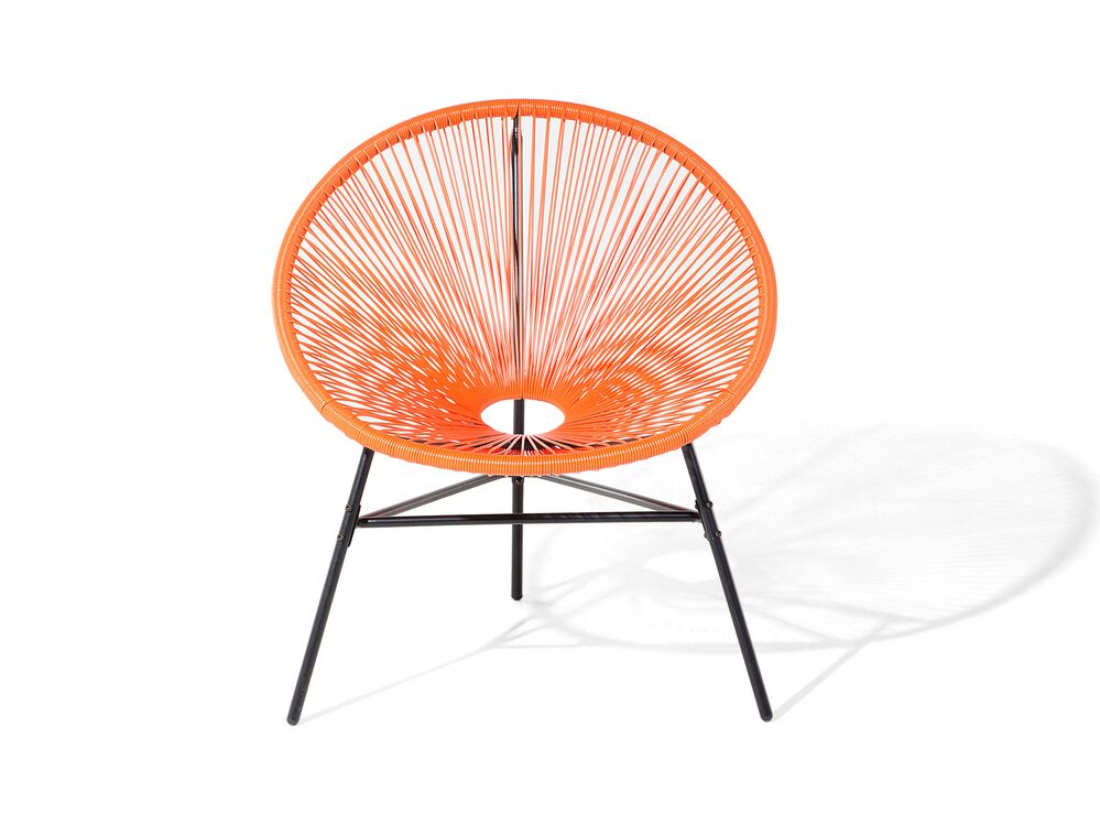 Silla de jardín naranja ACAPULCO | Beliani.es