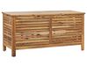 Caixa de arrumação para jardim em madeira castanha clara 130 x 64 cm RIVIERA_822995