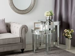 Sivupöytäsetti peililasi hopea 2 kpl RIMARDE