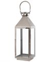 Steel Candle Lantern 55 cm Silver BALI _724041