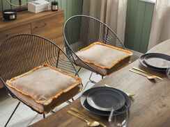 Koristetyyny 40 x 40 cm samettinen beige POTHOS