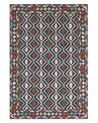 Alfombra de lana multicolor 140 x 200 cm HAYMANA_836648