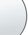 Okrúhle nástenné zrkadlo 80 x 80 cm čierne ANNEMASSE _844168