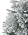 Künstlicher Weihnachtsbaum schneebedeckt 180 cm weiß FORAKER_783311
