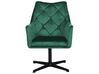 Fotel welurowy zielony VAKSALA_745320