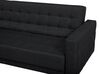 3 Seater Fabric Sofa Bed Graphite Grey ABERDEEN_715178