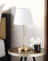 Lampa stołowa mosiężno-biała TORYSA_851530