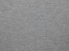 Poggiapiedi ottomano in tessuto grigio chiaro FLORLI_703996