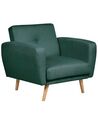 Zöld kárpitozott fotel FLORLI_905943