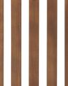 Conjunto de 6 sillas de jardín de madera de acacia con cojines grises AMANTEA_879822