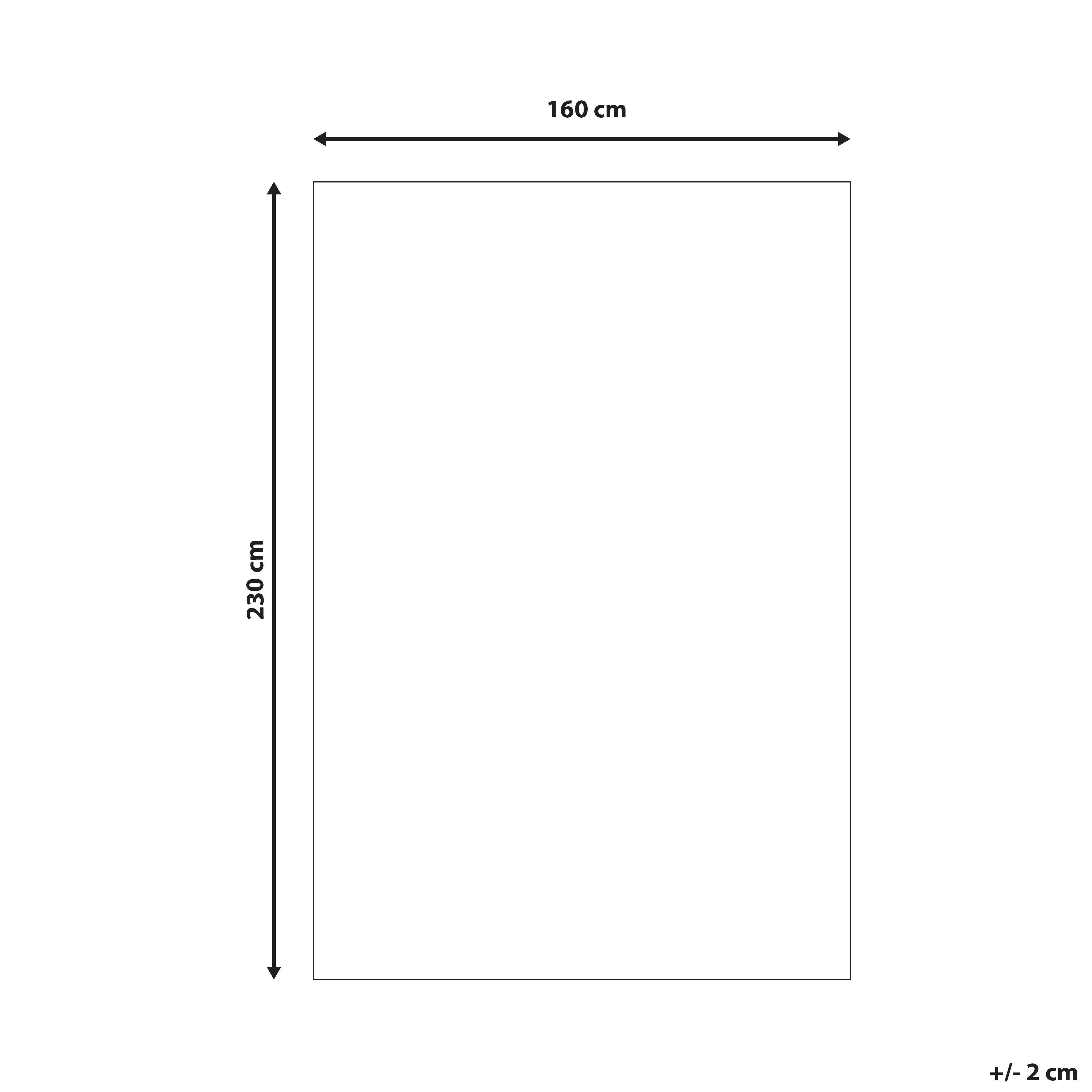 Dywan 160 x 230 cm beżowy DEMRE
