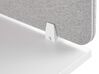 Pannello divisorio per scrivania grigio chiaro 160 x 40 cm WALLY_800711