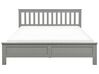 Dřevěná postel 160 x 200 cm šedá MAYENNE_876622