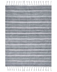 Matto muovi vaaleanharmaa 160 x 230 cm BADEMLI