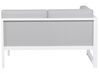 Loungeset 6-zits aluminium wit/grijs CASTELLA_555178
