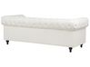 Conjunto de sofás com 4 lugares em tecido branco-creme CHESTERFIELD_912465
