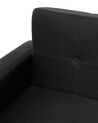 Fekete kárpitozott fotel FLORLI_704017