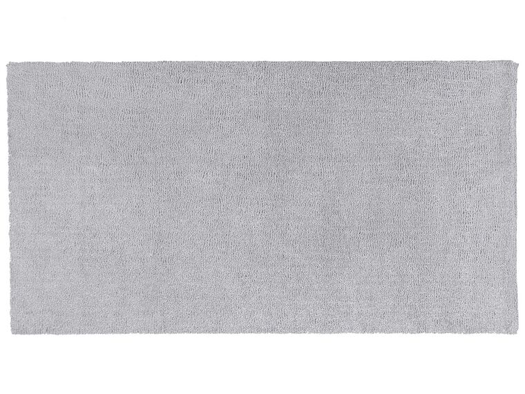 Tappeto shaggy grigio chiaro 80 x 150 cm DEMRE_683472