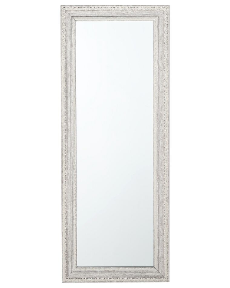 Specchio da parete in color beige/argento 50 x 130 cm VERTOU_712808