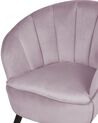 Velvet Armchair Pink DALA_716816