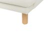 Conjunto de sofás com 4 lugares em tecido branco creme TUVE_911621