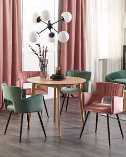 Tuoli sametti pastellipinkki 2 kpl SANILAC Tuoli sametti pastellipinkki 2 kpl SANILAC