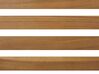 Tuinset 6-zits acaciahout bruin met parasol (12 opties) TOLVE_863827