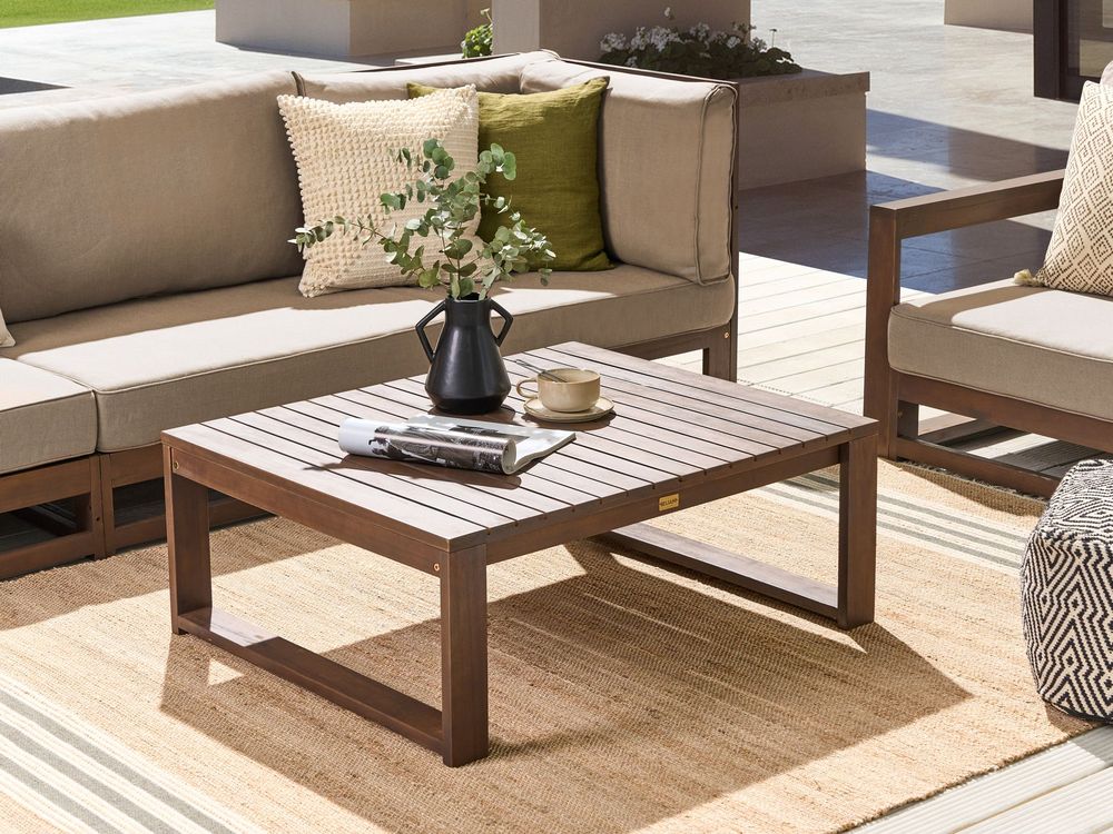 Timor rattan coffee deals table