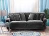 2 Seater Velvet Sofa Grey EIKE_759538