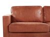 3 Seater Faux Leather Golden Brown SAVALEN_779198