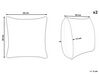Set of 2 Cotton Cushions Geometric Pattern 50 x 50 cm Multicolour SIDI_831209