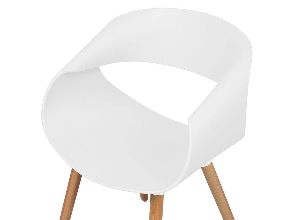 Esszimmerstuhl weiß 2er Set CHARLOTTE | Beliani.de