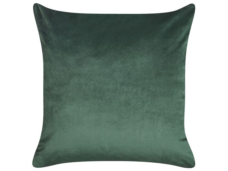 Set Di 2 Federe Per Cuscino In Velluto A Righe | 45x45 Cm | Colore Crema | Cerniera Nascosta - copertina