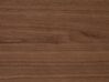 Esstisch dunkler Holzfarbton 160 x 90 cm LOTTIE_744190