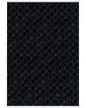 Vloerkleed kunstbont zwart 160 x 230 cm GHARO_860205