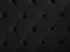 Polsterbett Samtstoff schwarz Lattenrost 140 x 200 cm AYETTE_832098