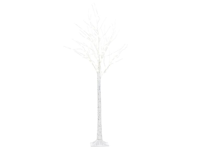 Outdoor Weihnachtsbeleuchtung LED weiß Birkenbaum 160 cm LAPPI_835469