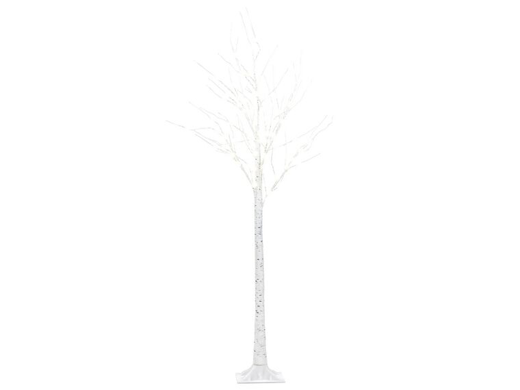 Kerstdecoratie LED FEMUND Adventskalender 40 cm Wit