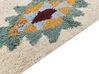 Teppich Baumwolle mehrfarbig 140 x 200 cm geometrisches Muster DUZCE_839450