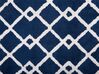 Modrý geometrický koberec 140x200 cm SERRES_688008