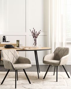 Tuoli kangas beige 2 kpl MONEE Tuoli kangas beige 2 kpl MONEE