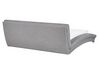 Fabric EU King Size Bed Grey LILLE_812676