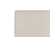 Cama con almacenaje de tela beige 140 x 200 cm ORBEY_906917