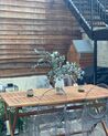 Mesa de jardim em madeira de acácia 140 x 75 cm CENTO_887995