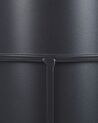 Doniczka na stojaku metalowa 16 x 16 x 28 cm czarna MILEA_804719