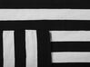 Tappeto da esterno bianco-nero 140 x 200 cm TAVAS_714868