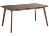 Jedálenský stôl 150 x 90 cm tmavé drevo EPHRATA_831991