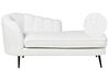 Left Hand Boucle Chaise Lounge Off-White ALLIER_879170